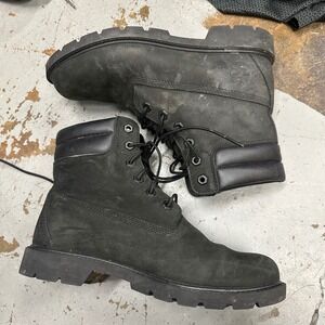 Timberland 6 Inch Premium Waterproof Boots Black Nubuck Primaloft A156S Mens 7